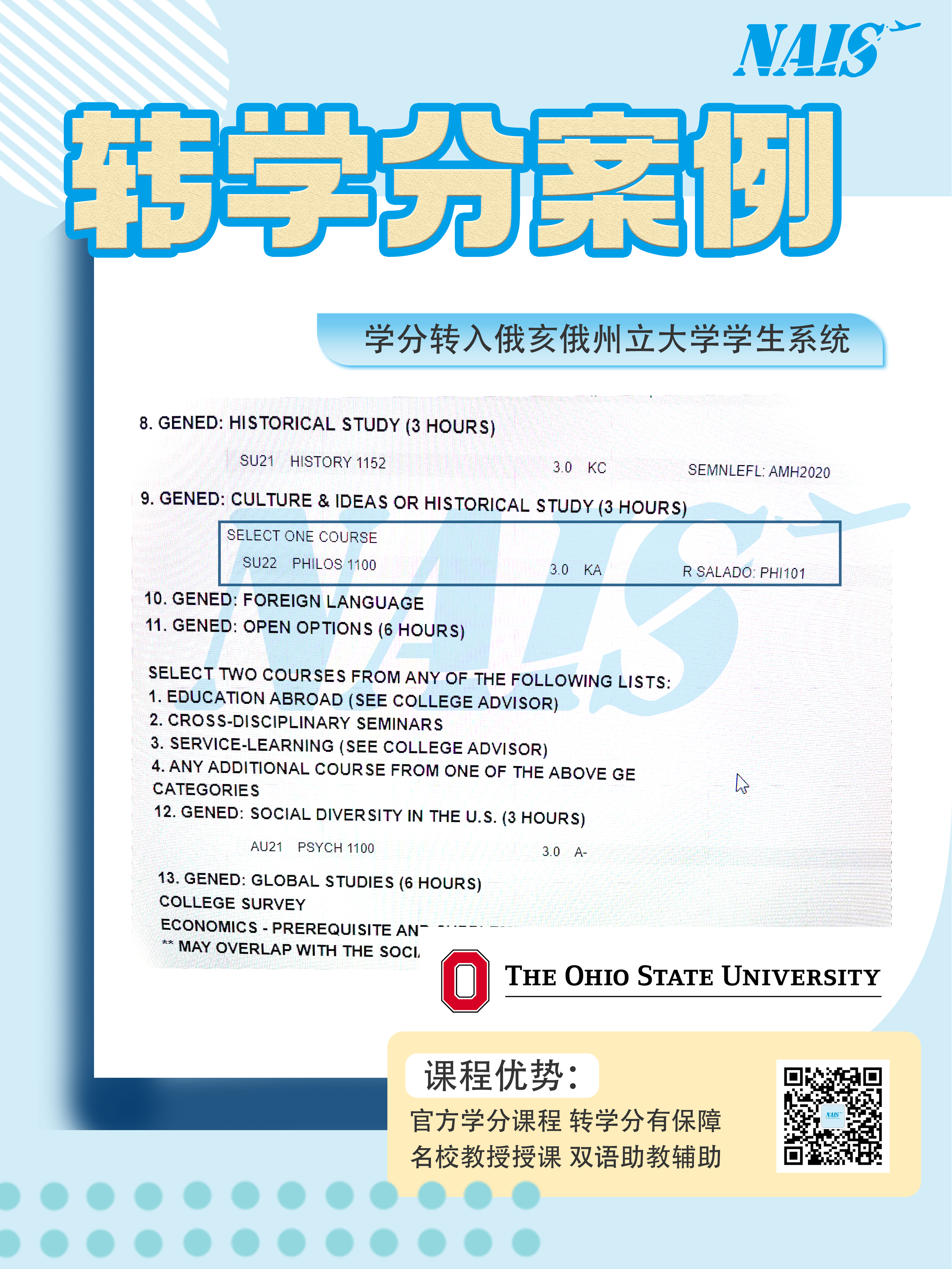 转学分案例