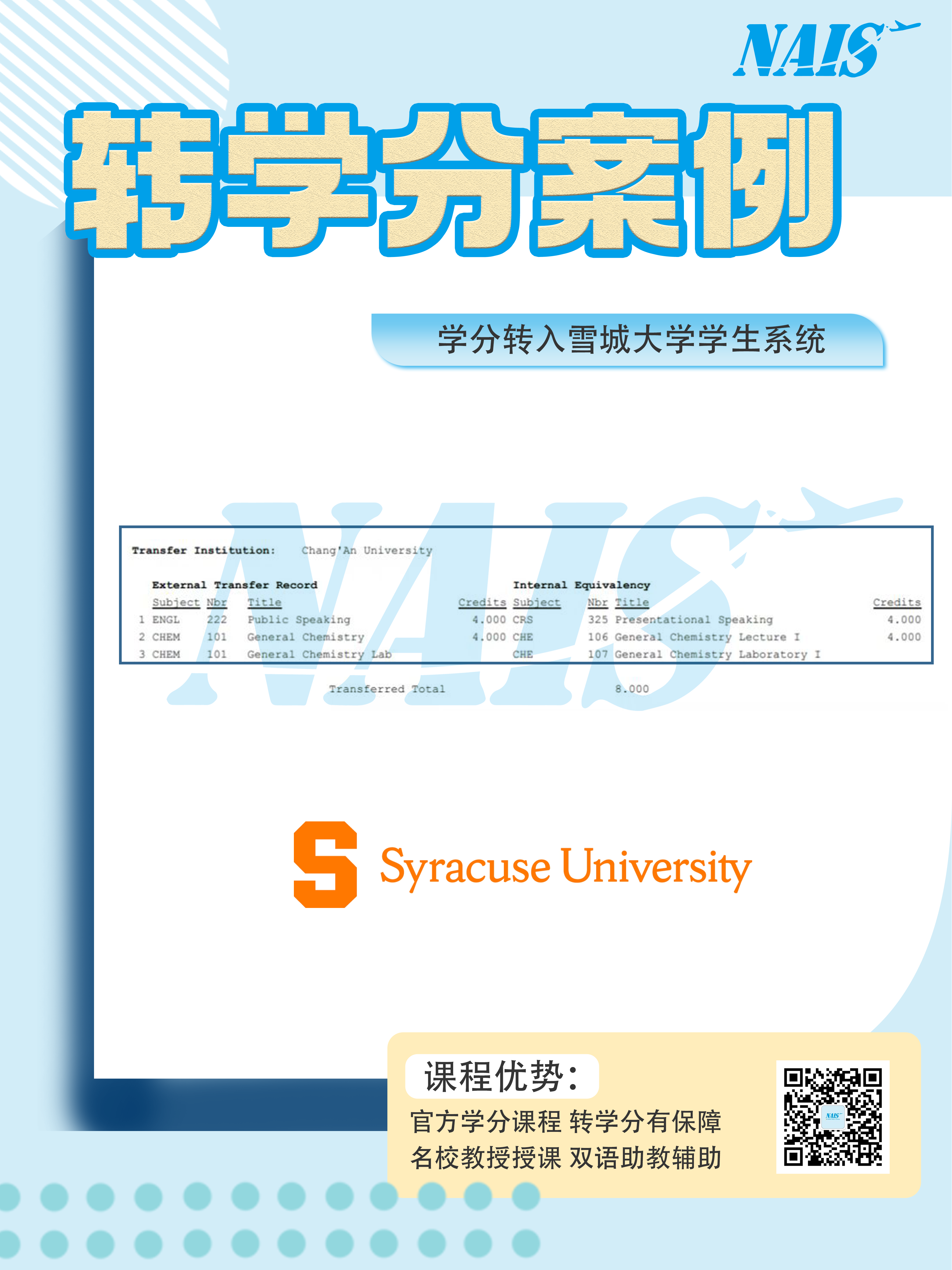 转学分案例